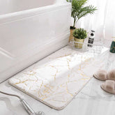 Crack Gold Fluffy Faux Rabbit Fur Rugs | Yedwo Home